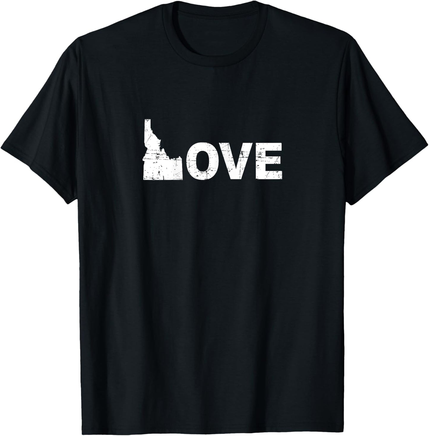 I Love Idaho | Boise | Potato | Gem State | Gift T-Shirt - T-Shirt | Black