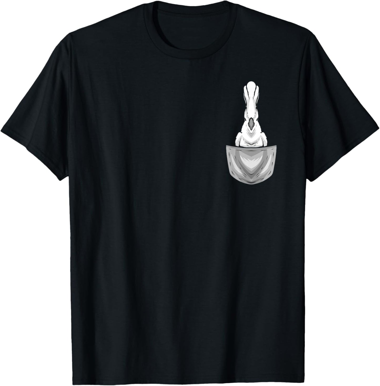 Umbrella Cockatoo In Pocket Bird Birds Parrot T-Shirt - T-Shirt | Black