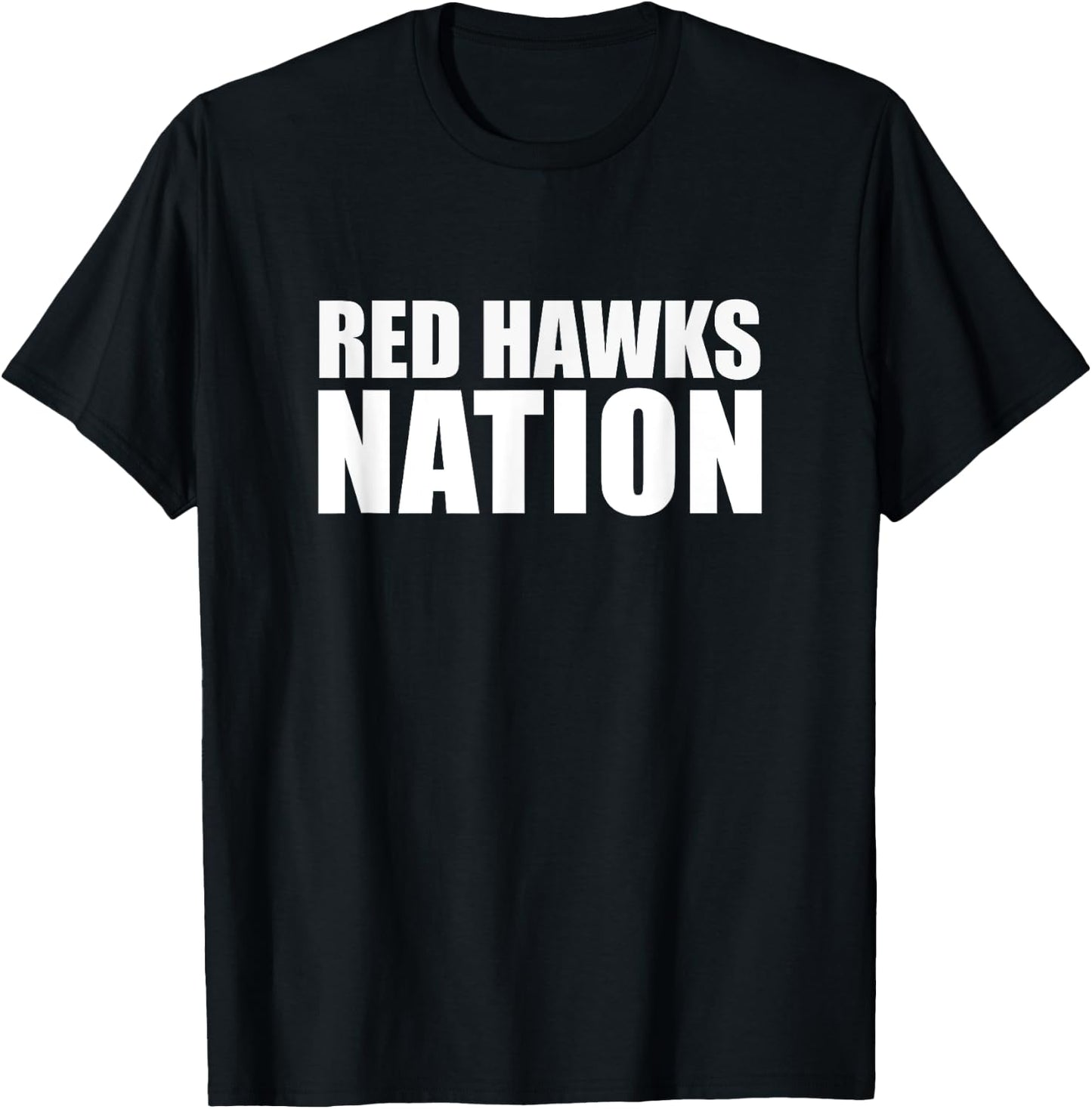 Milton Red Hawks Nation HS T-Shirt - T-Shirt | Black