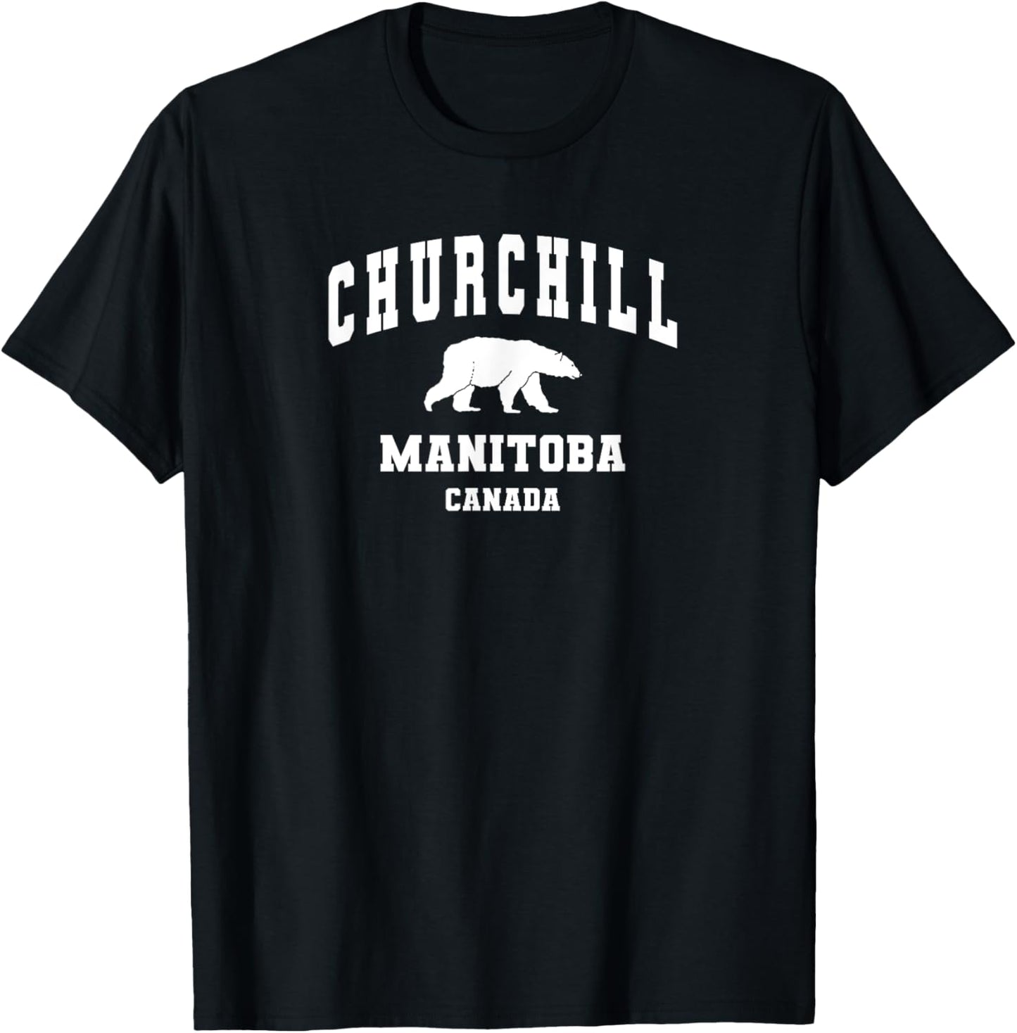 Churchill Manitoba Canada Polar Bear T-Shirt - T-Shirt | Black