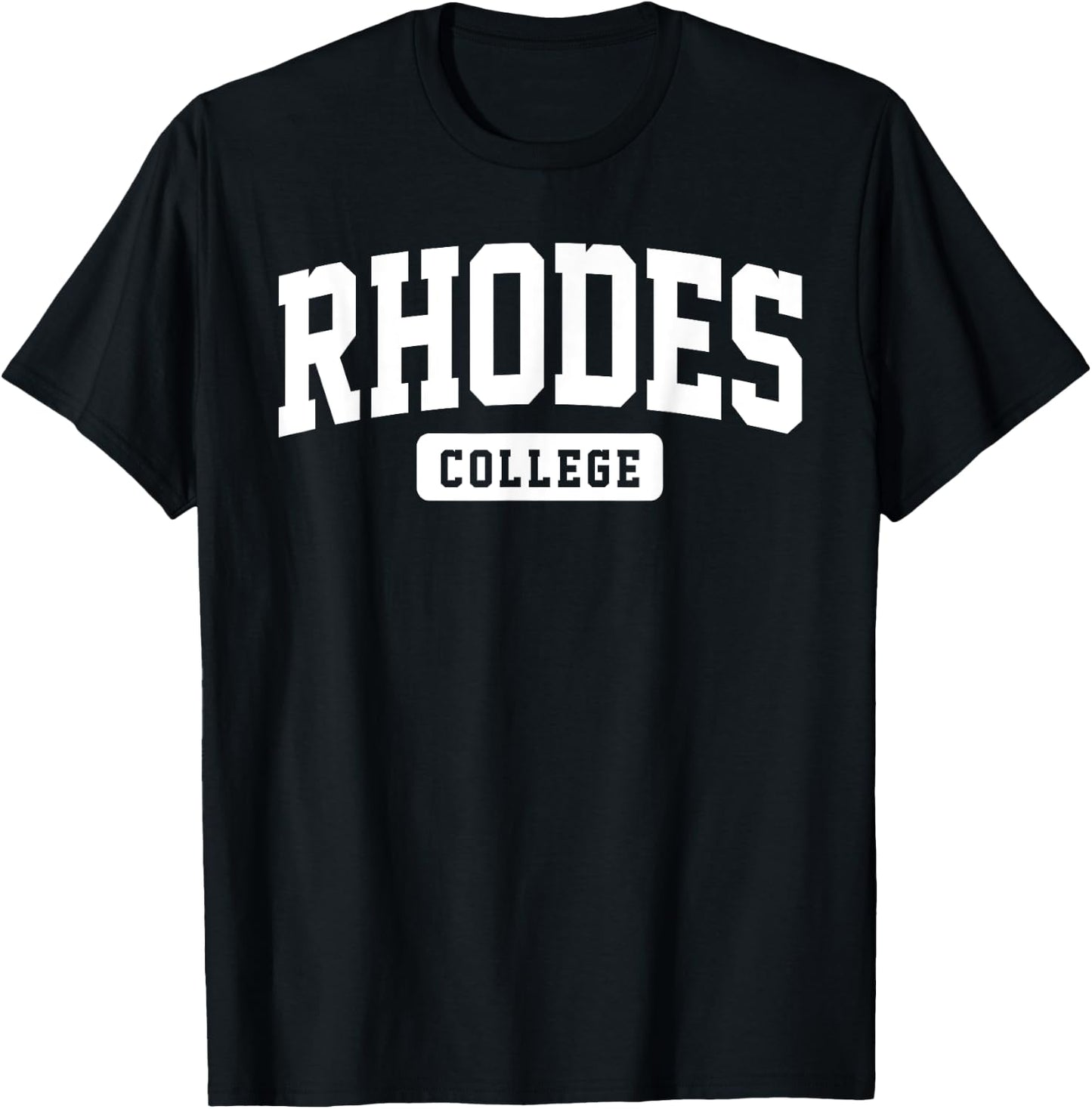 Rhodes College Arch Vintage Classic Design Gifts Men Women T-Shirt - T-Shirt | Black