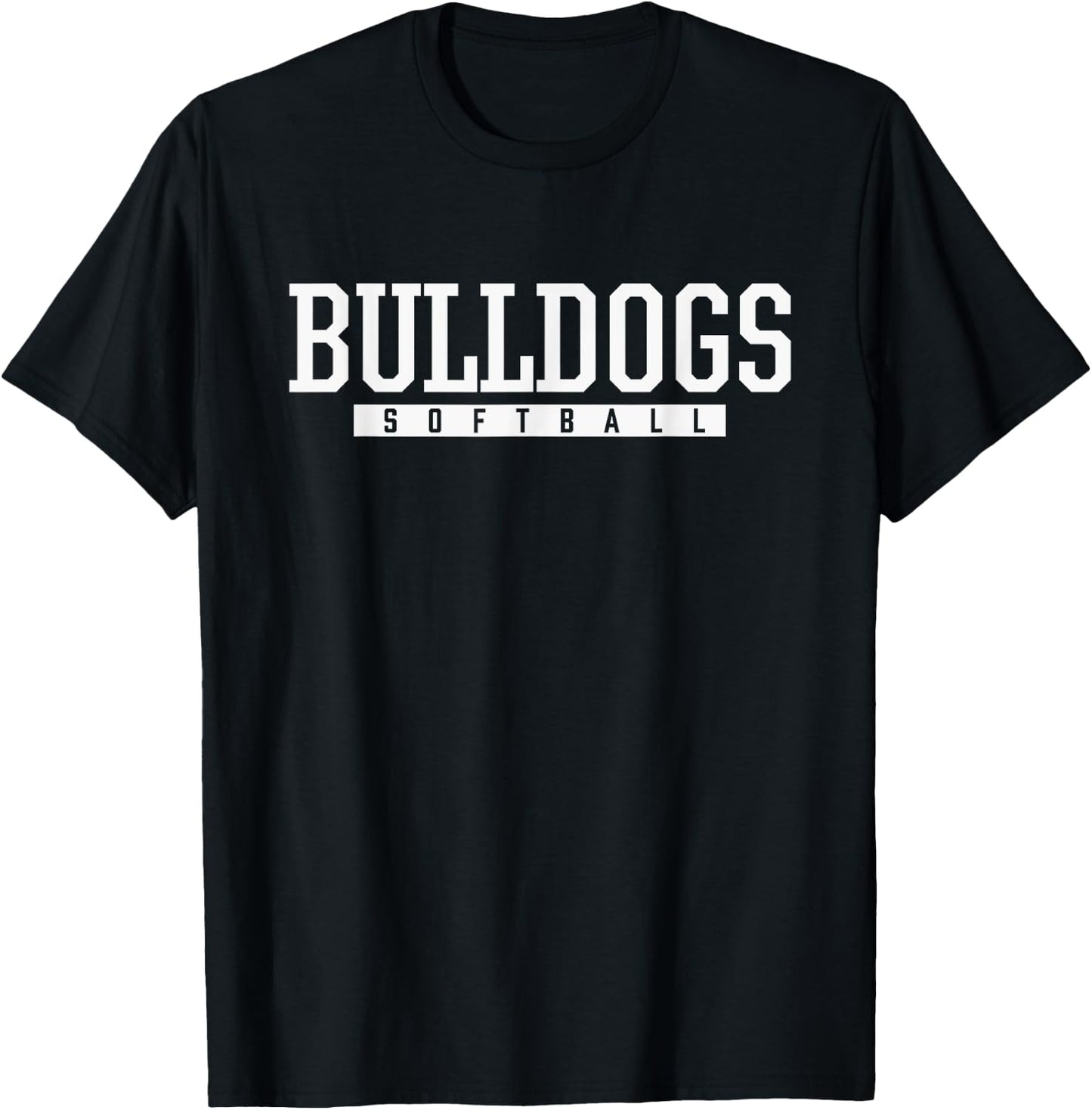 Waller Bulldogs Softball HS T-Shirt - T-Shirt | Black