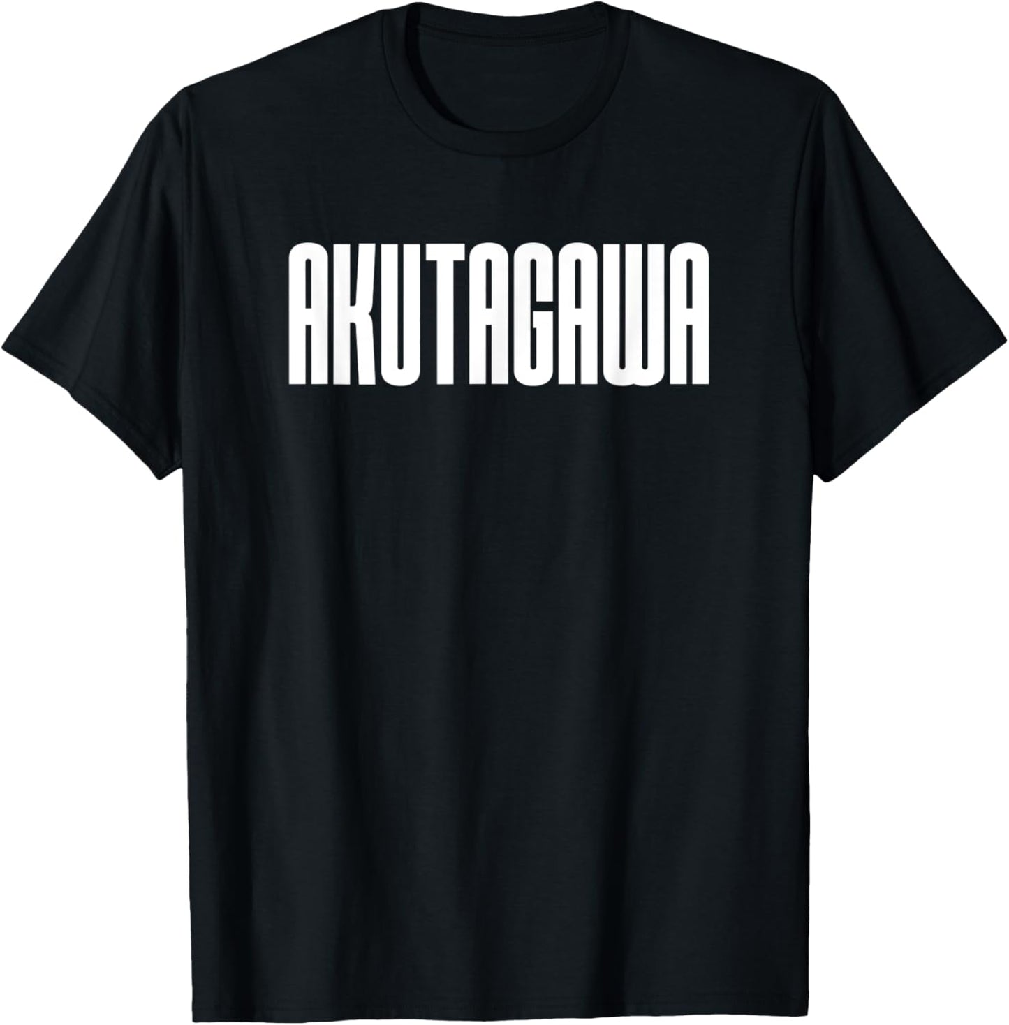 Akutagawa Japanese Surname Family Last Name Japan T-Shirt - T-Shirt | Black