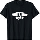 Distressed Pop-Up Camper Silhouette T-Shirt - T-Shirt | Black