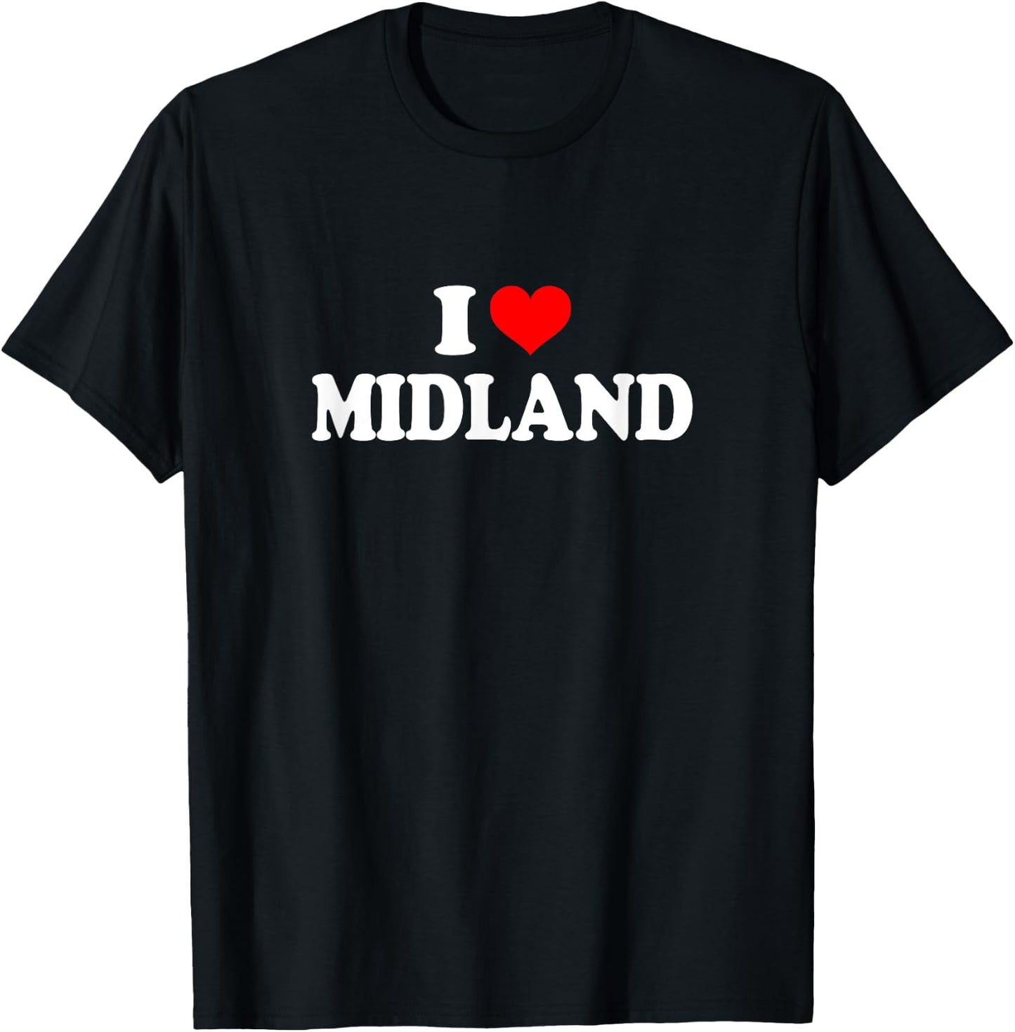Midland - I Love Midland T-Shirt - T-Shirt | Black