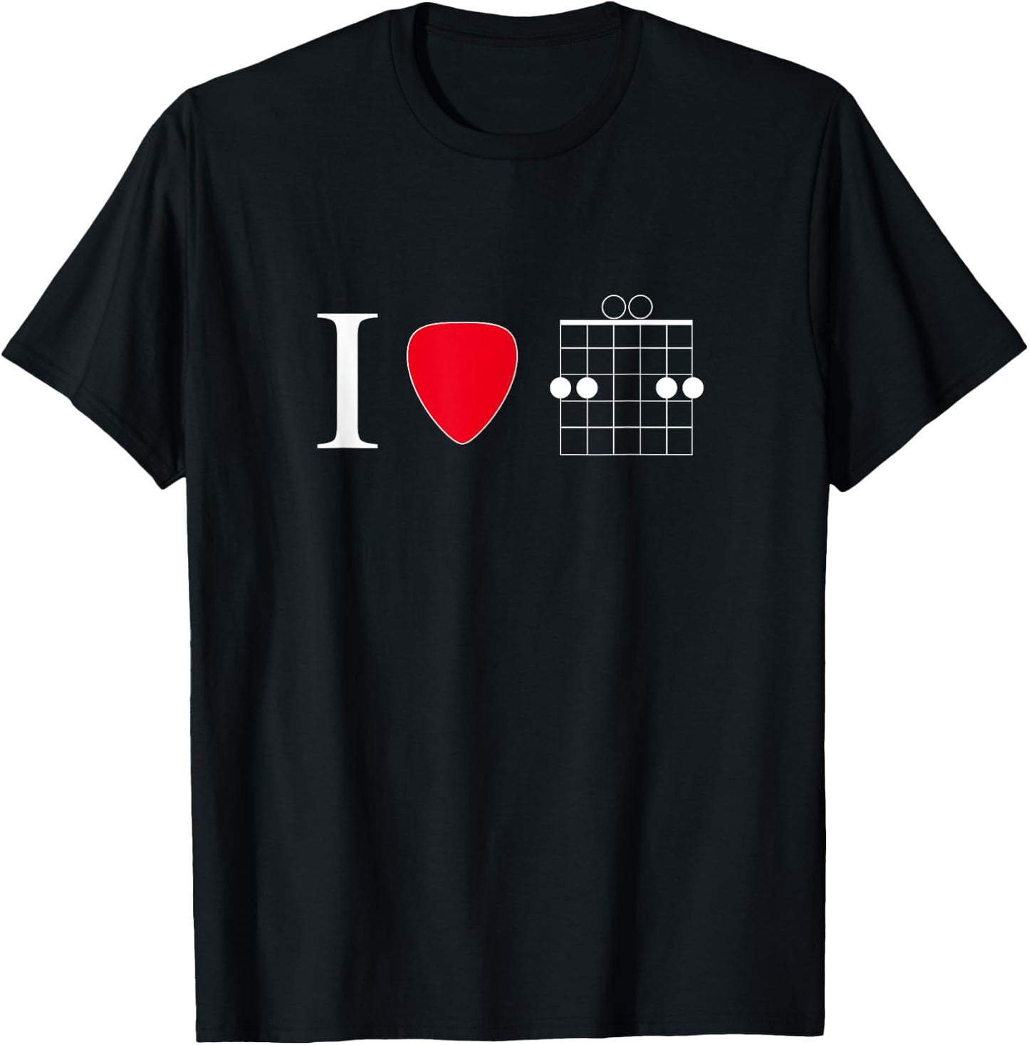 I Heart Jesus GSUS Guitar Design T-Shirt - T-Shirt | Black