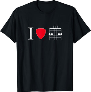 I Heart Jesus GSUS Guitar Design T-Shirt - T-Shirt | Black
