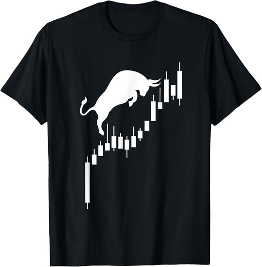 Best Stock Market Art Women Stock Broker Day Trading T-Shirt - T-Shirt | Black
