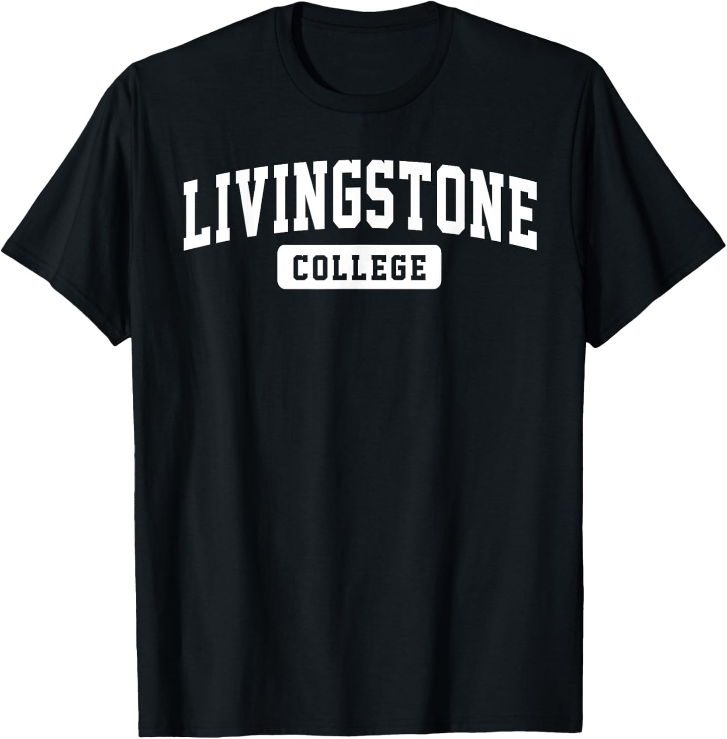 Livingstone College Arch Vintage Classic Design Gifts Men T-Shirt - T-Shirt | Black
