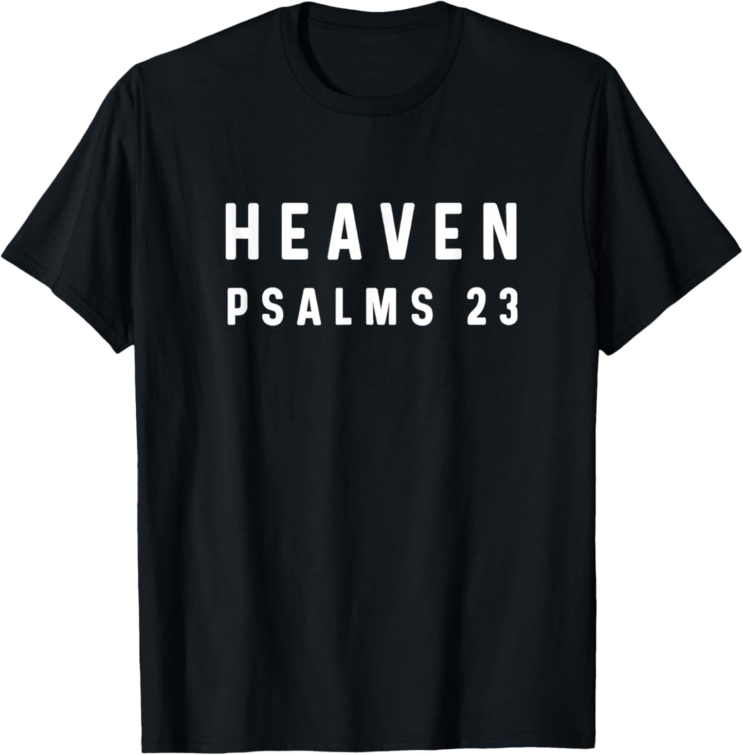 Psalms 23 Faith - God Jesus Religious Christian T-Shirt - T-Shirt | Black