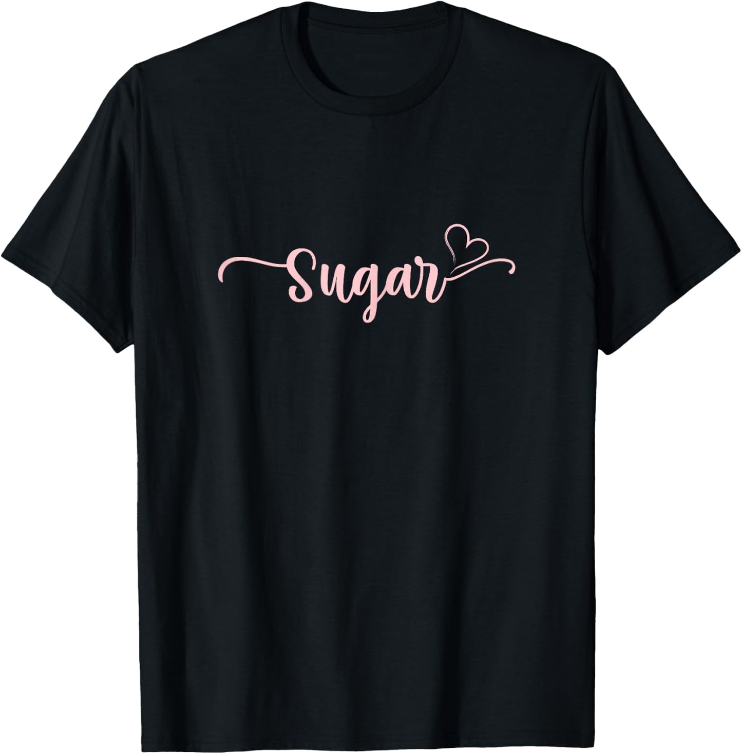 Sugar Heart Xmas Grandma Women Mother's Day Christmas T-Shirt - T-Shirt | Black