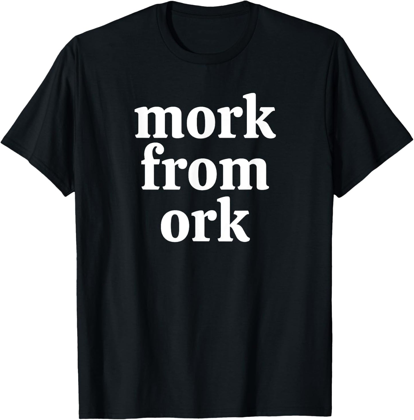 Mork From Ork Funny 70's & 80's Nostalgia T-Shirt - T-Shirt | Black
