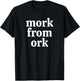 Mork From Ork Funny 70's & 80's Nostalgia T-Shirt - T-Shirt | Black