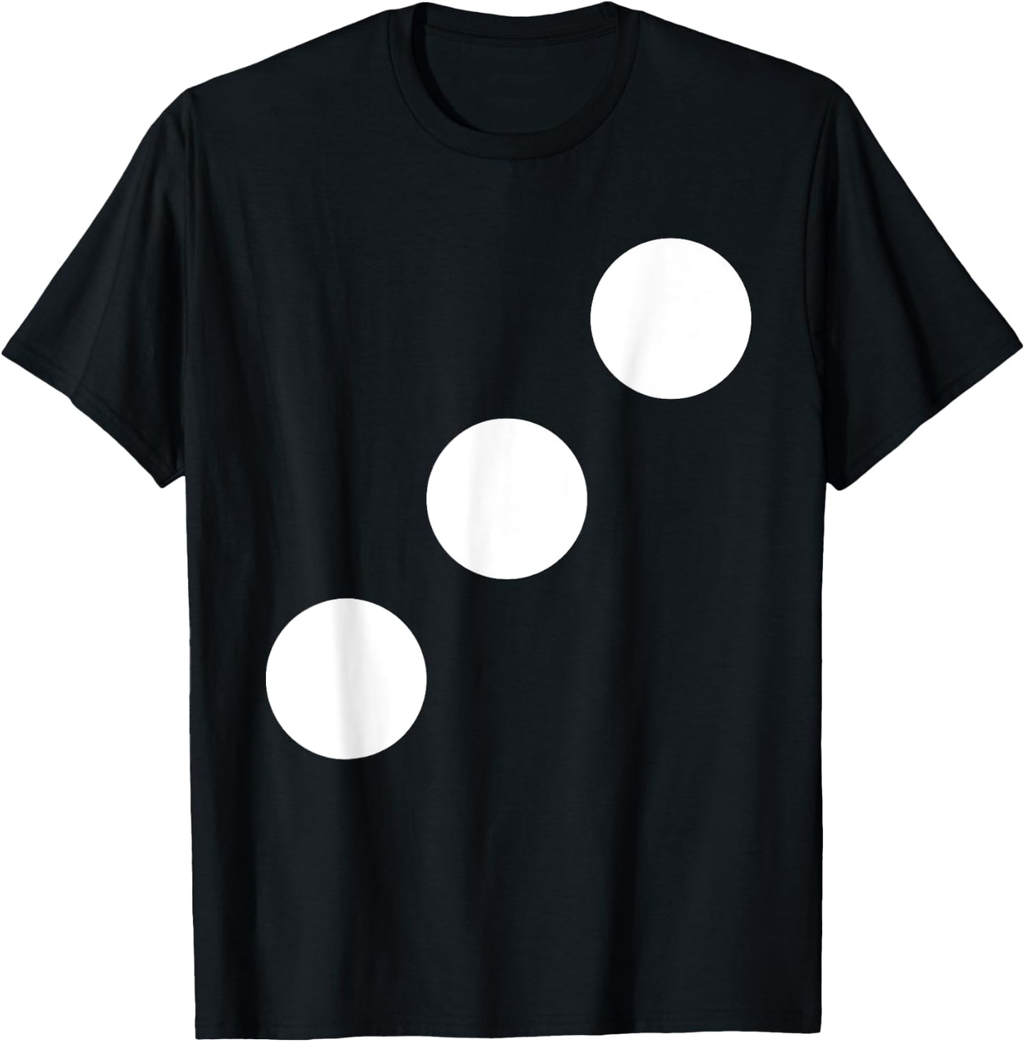 Human Dice Number 3 Group Matching Halloween Costume Family T-Shirt - T-Shirt | Black