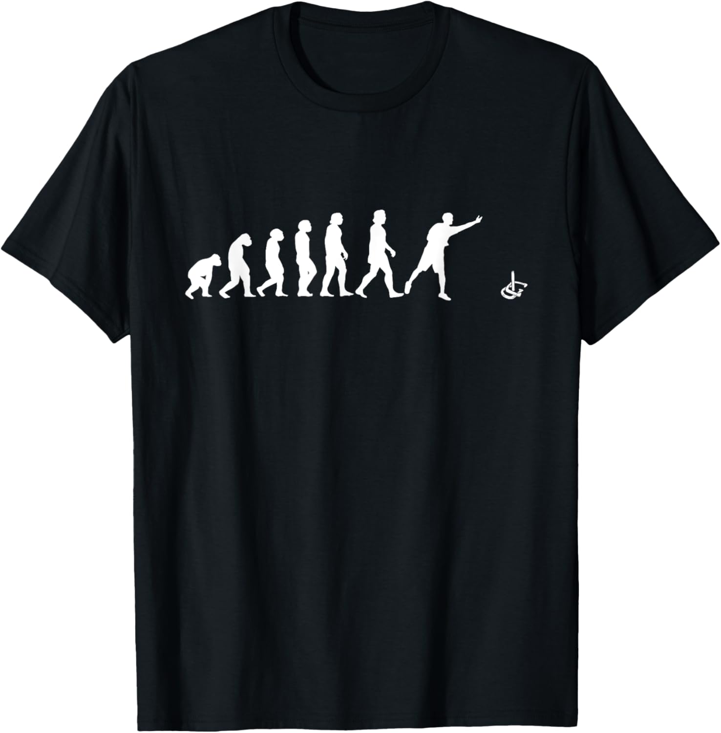 Horseshoe Pitching Evolution Horseshoes Game T-Shirt - T-Shirt | Black