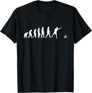 Horseshoe Pitching Evolution Horseshoes Game T-Shirt - T-Shirt | Black