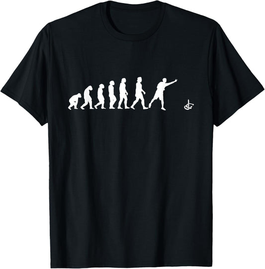 Horseshoe Pitching Evolution Horseshoes Game T-Shirt - T-Shirt | Black