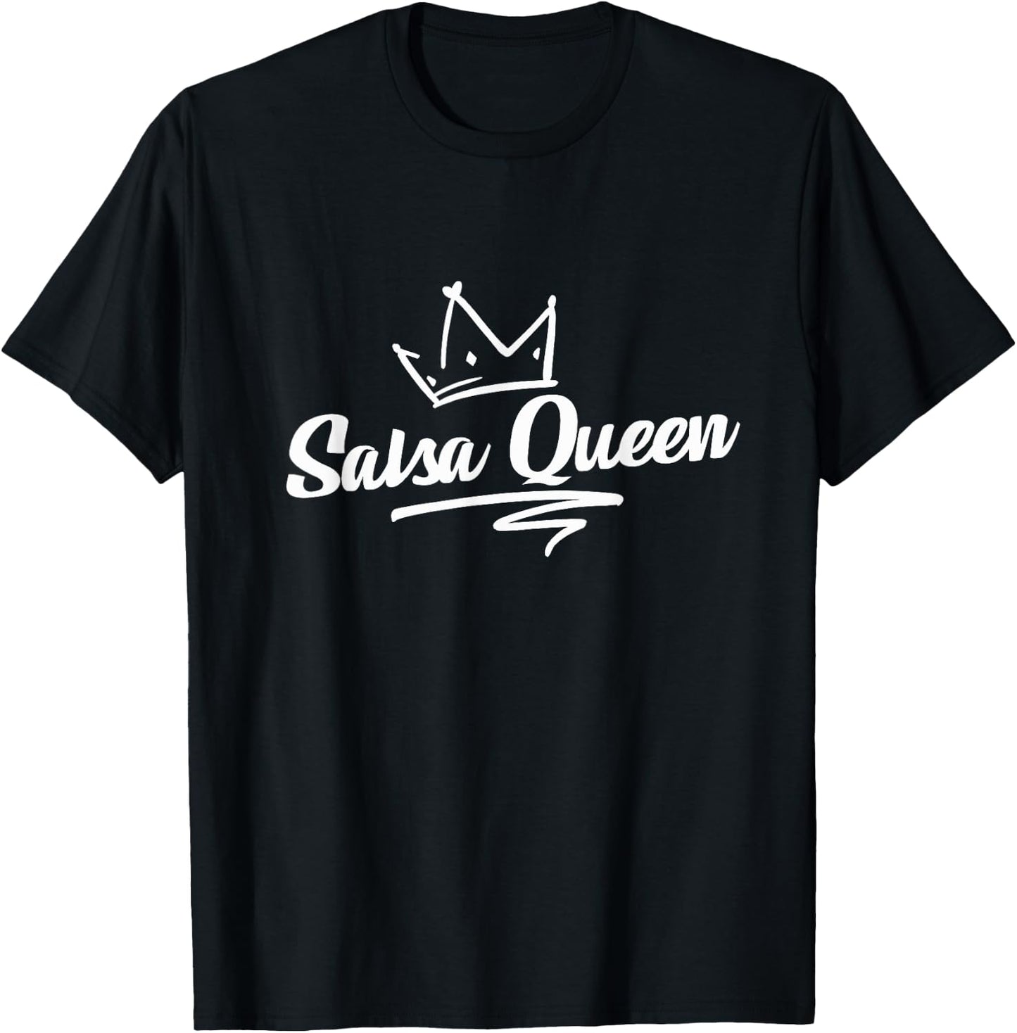 Proud Salsa Dance Queen Gift Salsa Lover Women Dancers T-Shirt - T-Shirt | Black