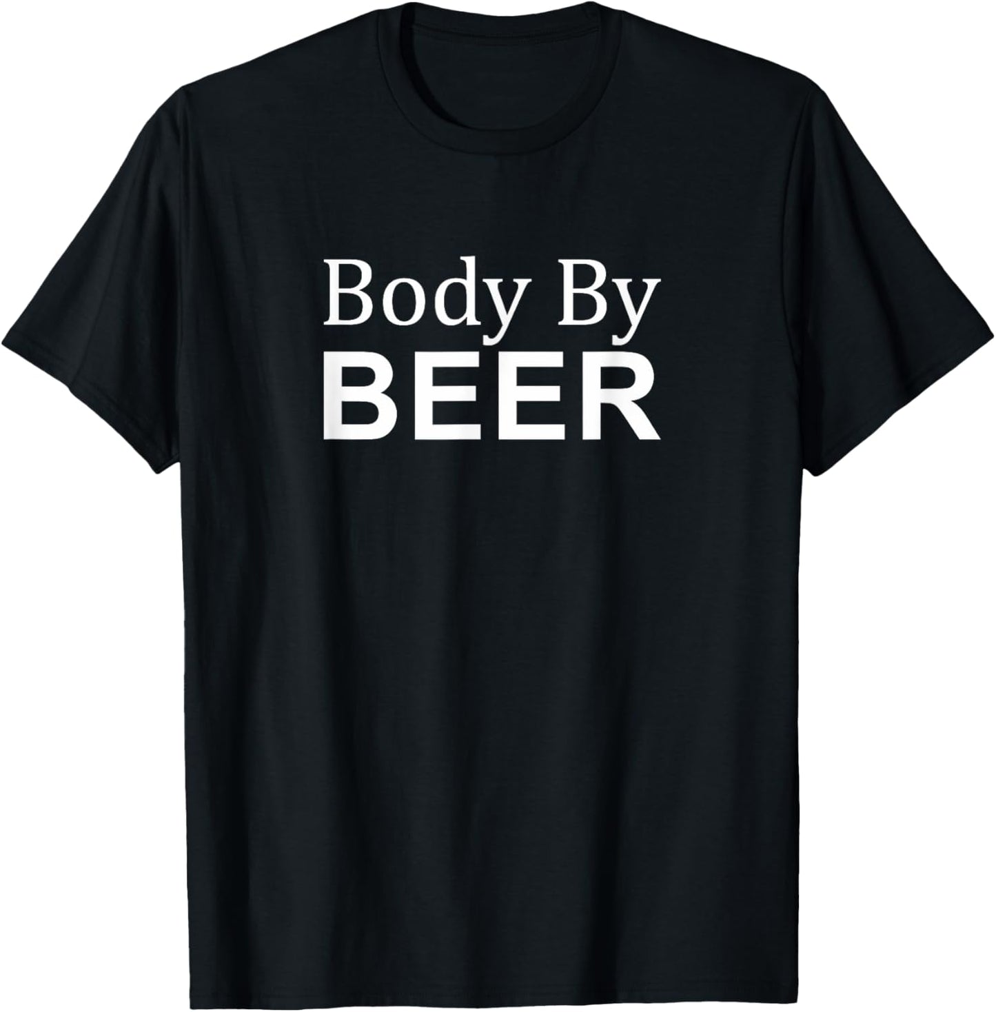 Body By Beer T-Shirt - T-Shirt | Black