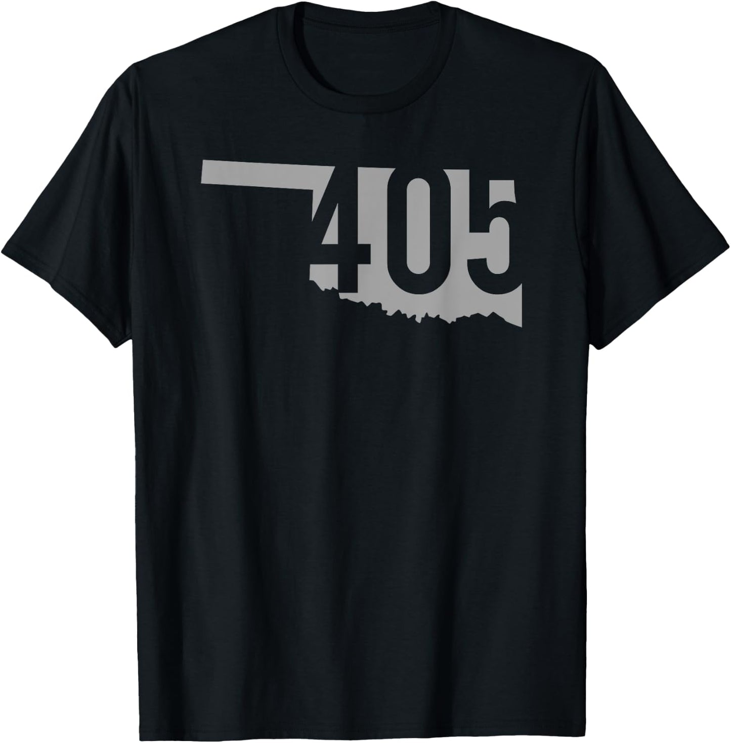 405 Area Code, Oklahoma City, Norman, Edmond, Oklahoma T-Shirt - T-Shirt | Black