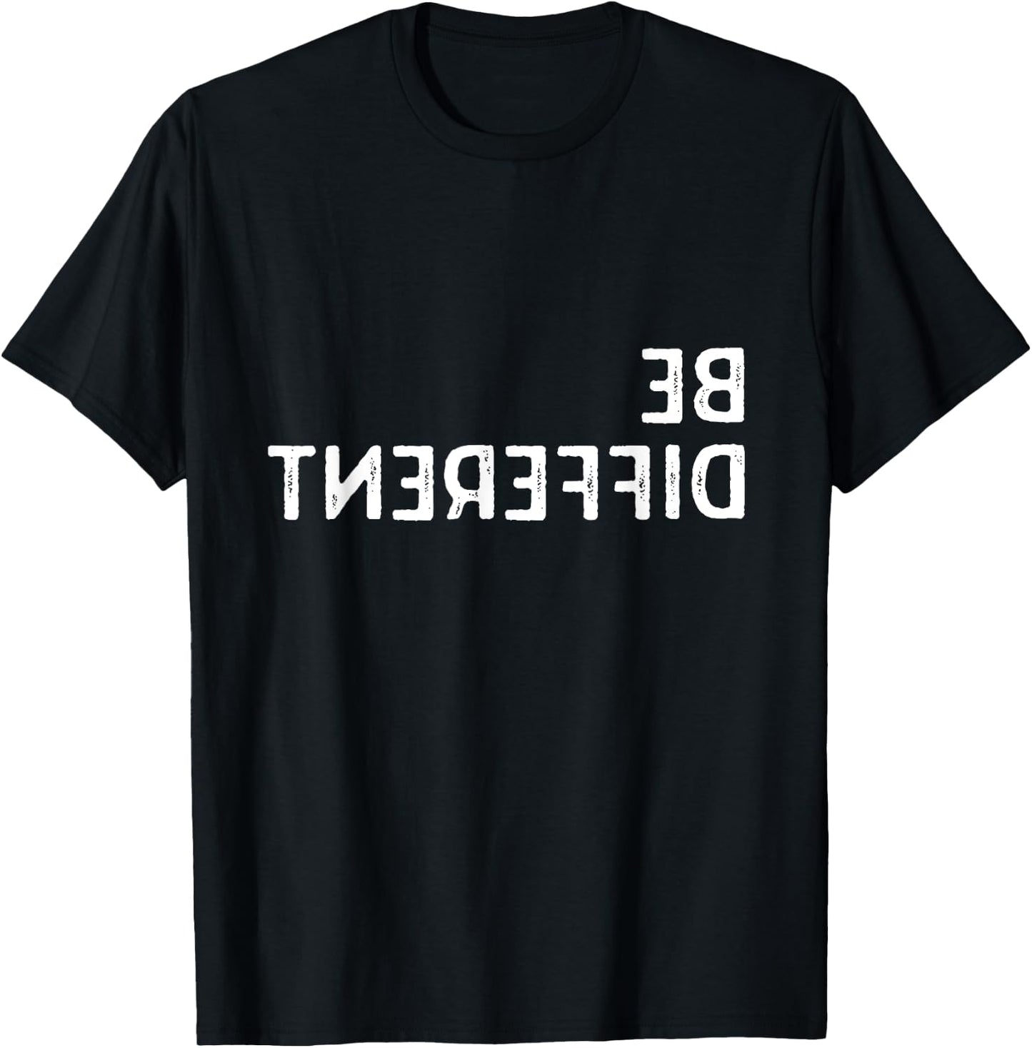 Be Different I'm Not For Everyone Funny Introvert Backwards T-Shirt - T-Shirt | Black