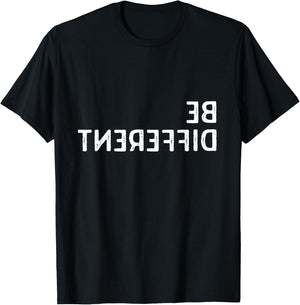 Be Different I'm Not For Everyone Funny Introvert Backwards T-Shirt - T-Shirt | Black