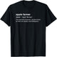 Definition - Apple Orchard / Funny Apple Farming T-Shirt - T-Shirt | Black