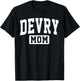 Devry Vintage Arch University Mom Mother Arch Vintage Family T-Shirt - T-Shirt | Black