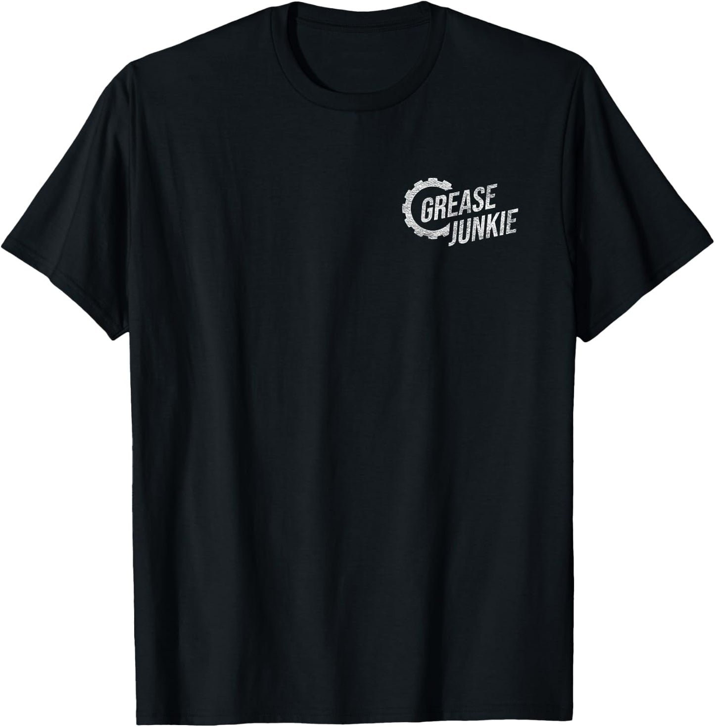 Grease Junkie Monkey Mechanic Tech Garage Repair Engines T-Shirt - T-Shirt | Black
