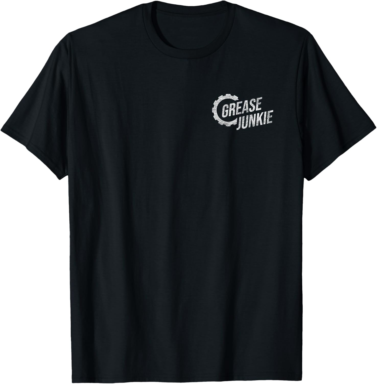 Grease Junkie Monkey Mechanic Tech Garage Repair Engines T-Shirt - T-Shirt | Black