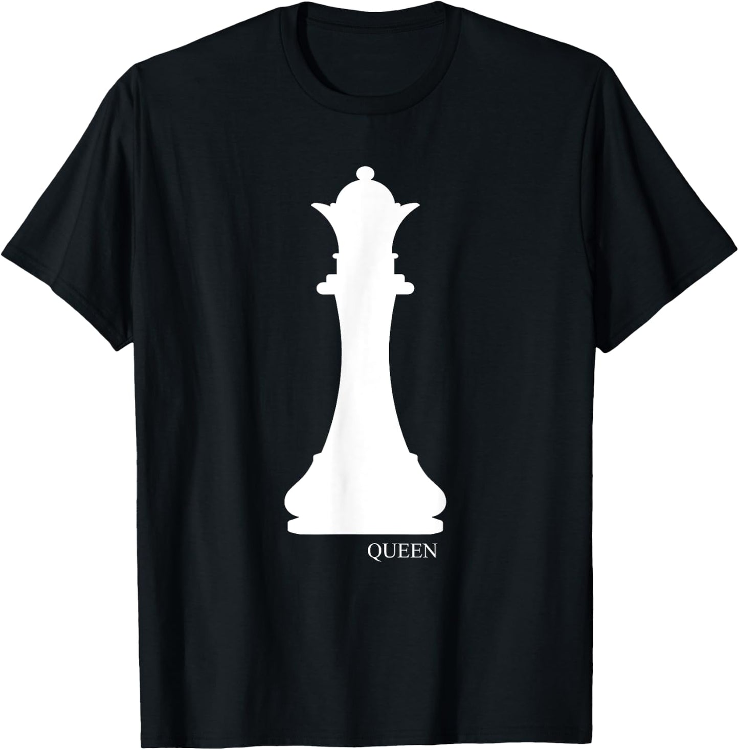 Queen Chess Piece Halloween Costume Chess Club Shirt T-Shirt - T-Shirt | Black