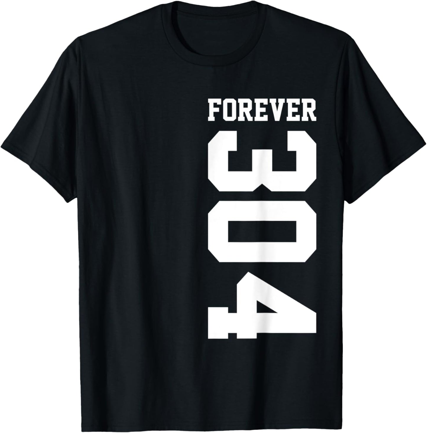 304 Area Code Charleston West Virginia Huntington WV T-Shirt - T-Shirt | Black