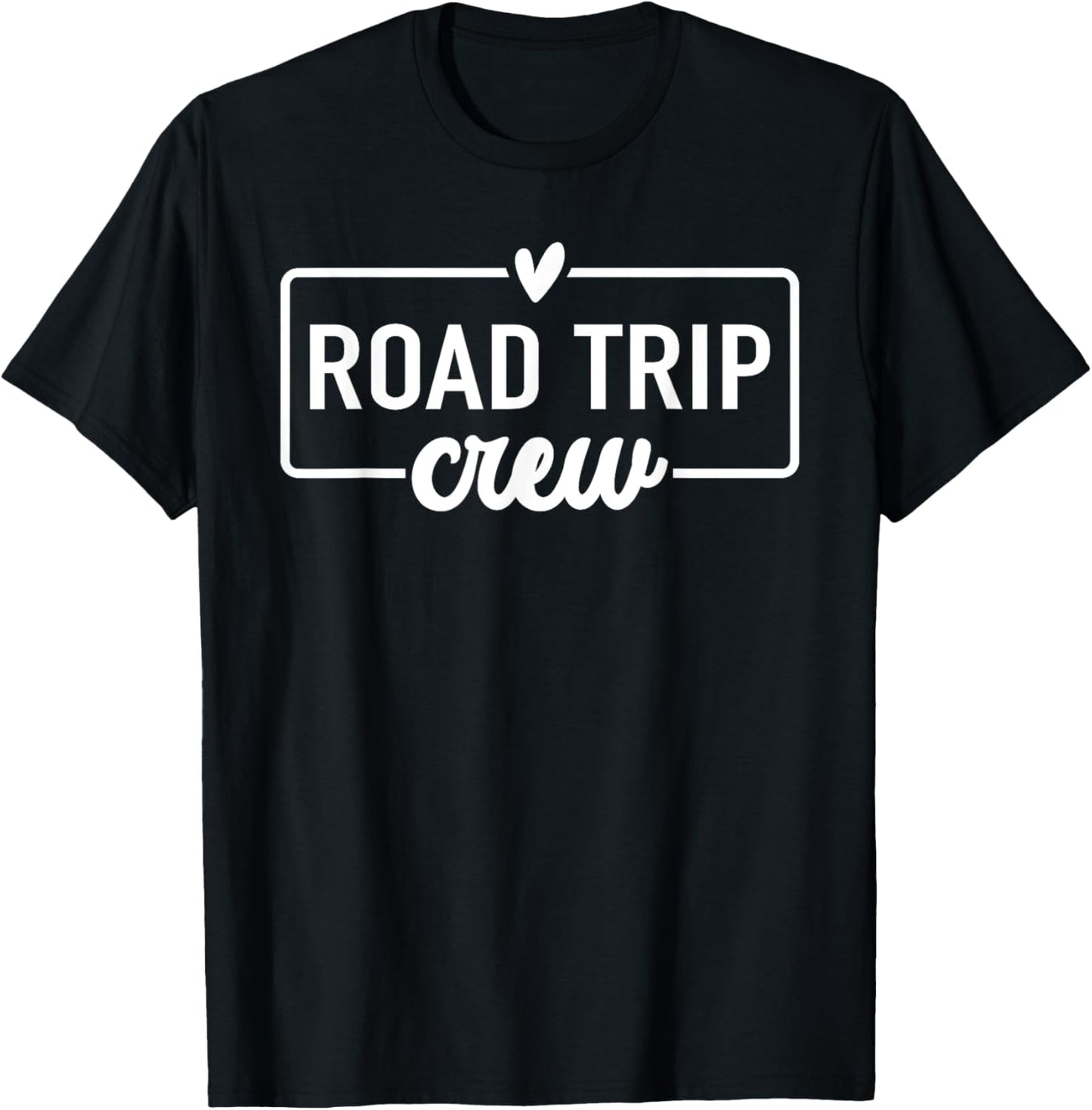 Road Trip Crew RV Adventure Family Friend Vacation Matching T-Shirt - T-Shirt | Black