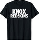 Knox Redskins Bold T-Shirt - T-Shirt | Black