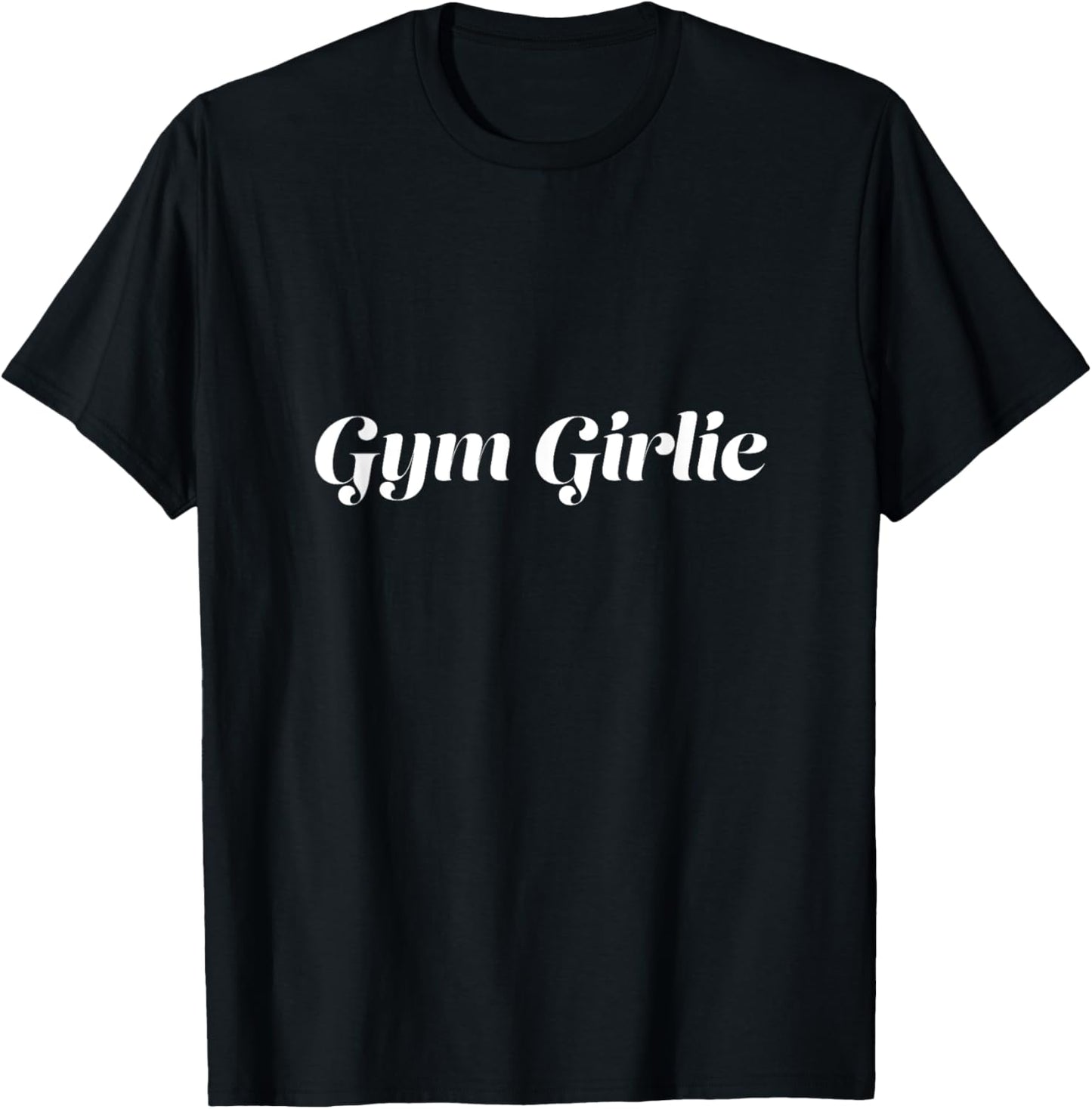 Cute Gym Girlie T-Shirt - T-Shirt | Black