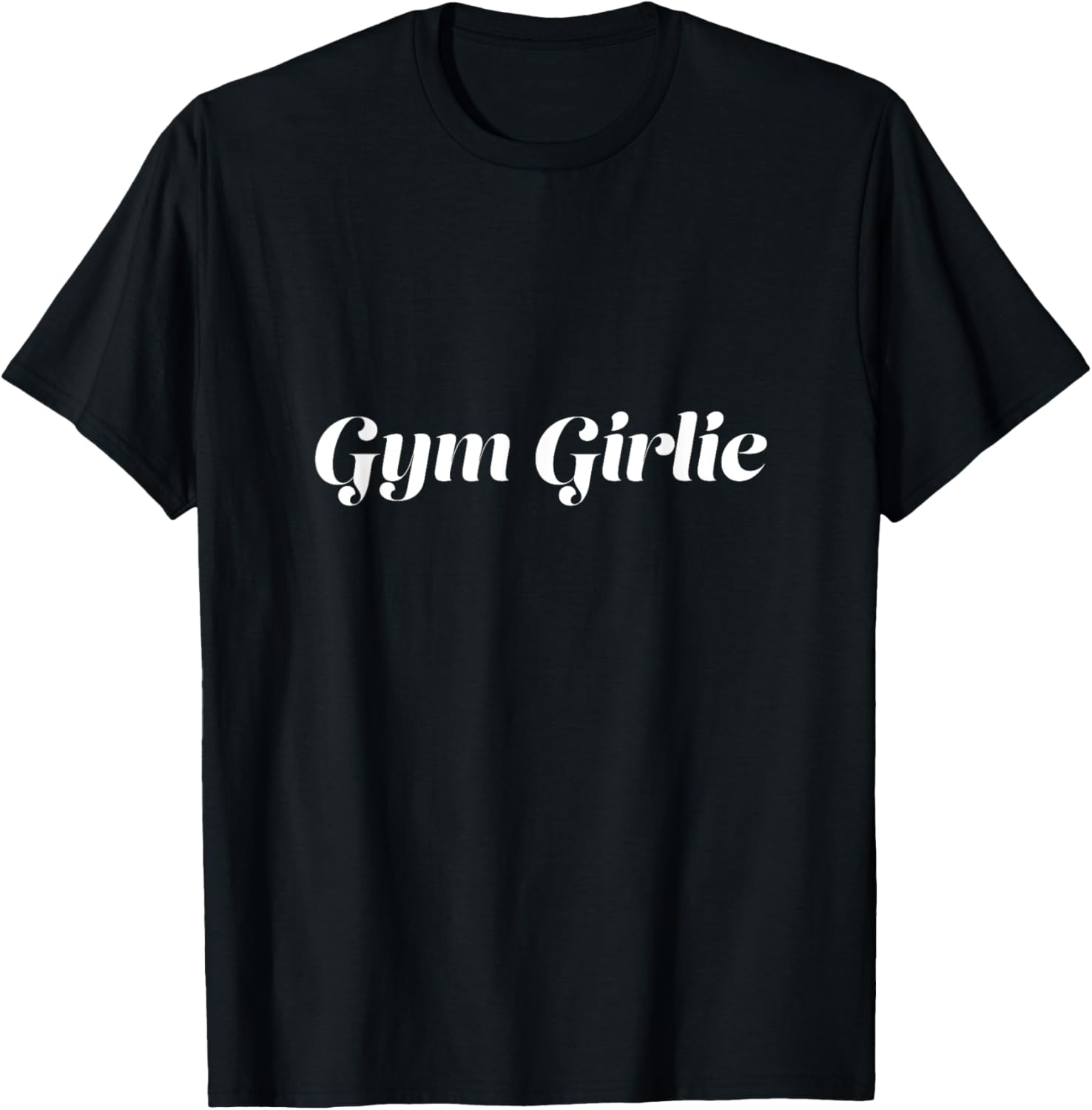 Cute Gym Girlie T-Shirt - T-Shirt | Black