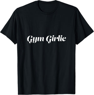 Cute Gym Girlie T-Shirt - T-Shirt | Black
