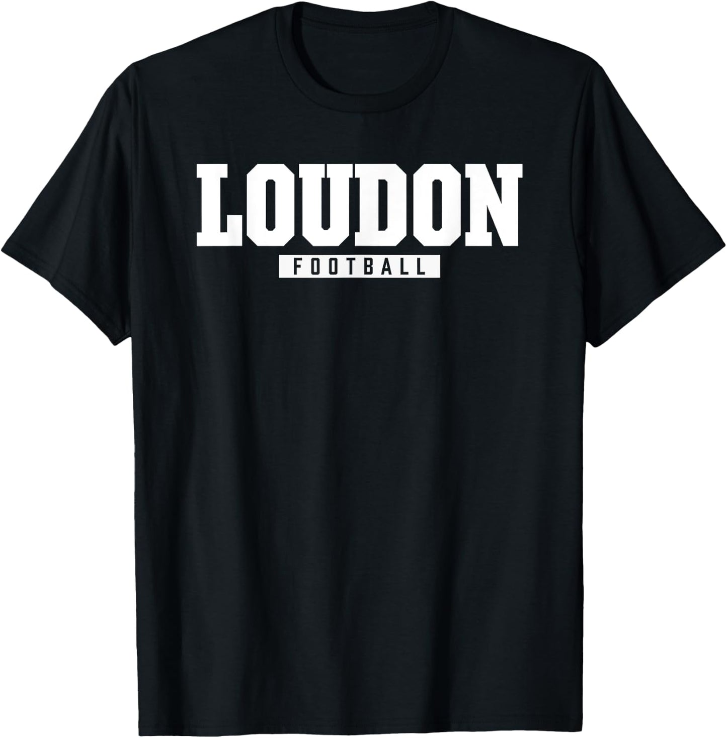Loudon High School Football HS T-Shirt - T-Shirt | Black