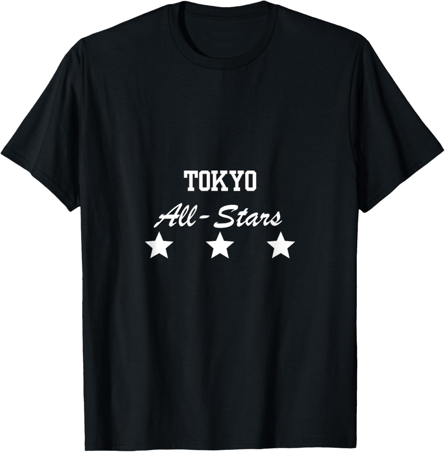 Tokyo All Stars Team Fan Vintage Style Japan T-Shirt - T-Shirt | Black