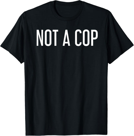 Funny Police Officer Design Women Cop Police Officer T-Shirt - T-Shirt | Black