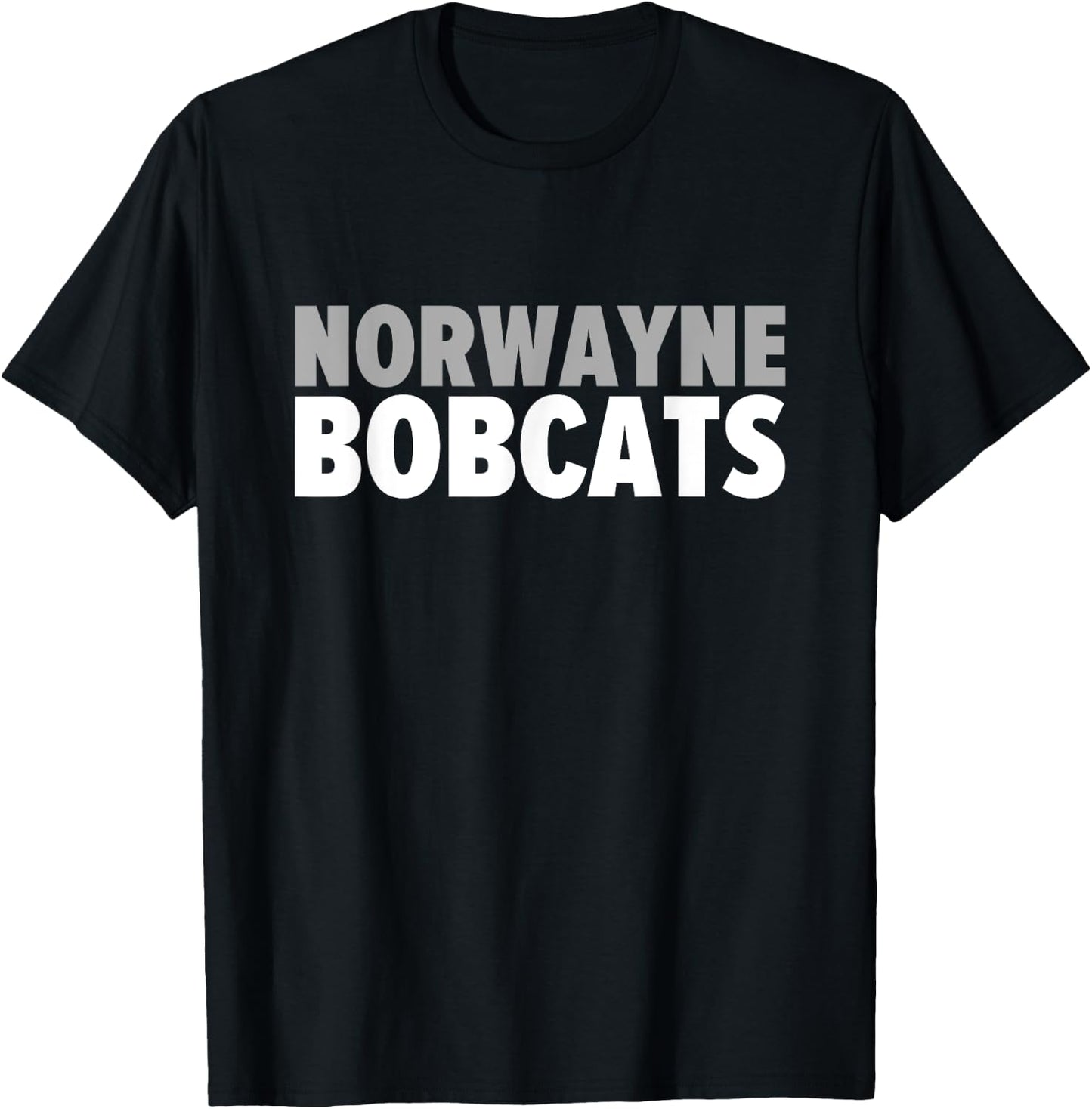 Norwayne Bobcats Bold T-Shirt - T-Shirt | Black