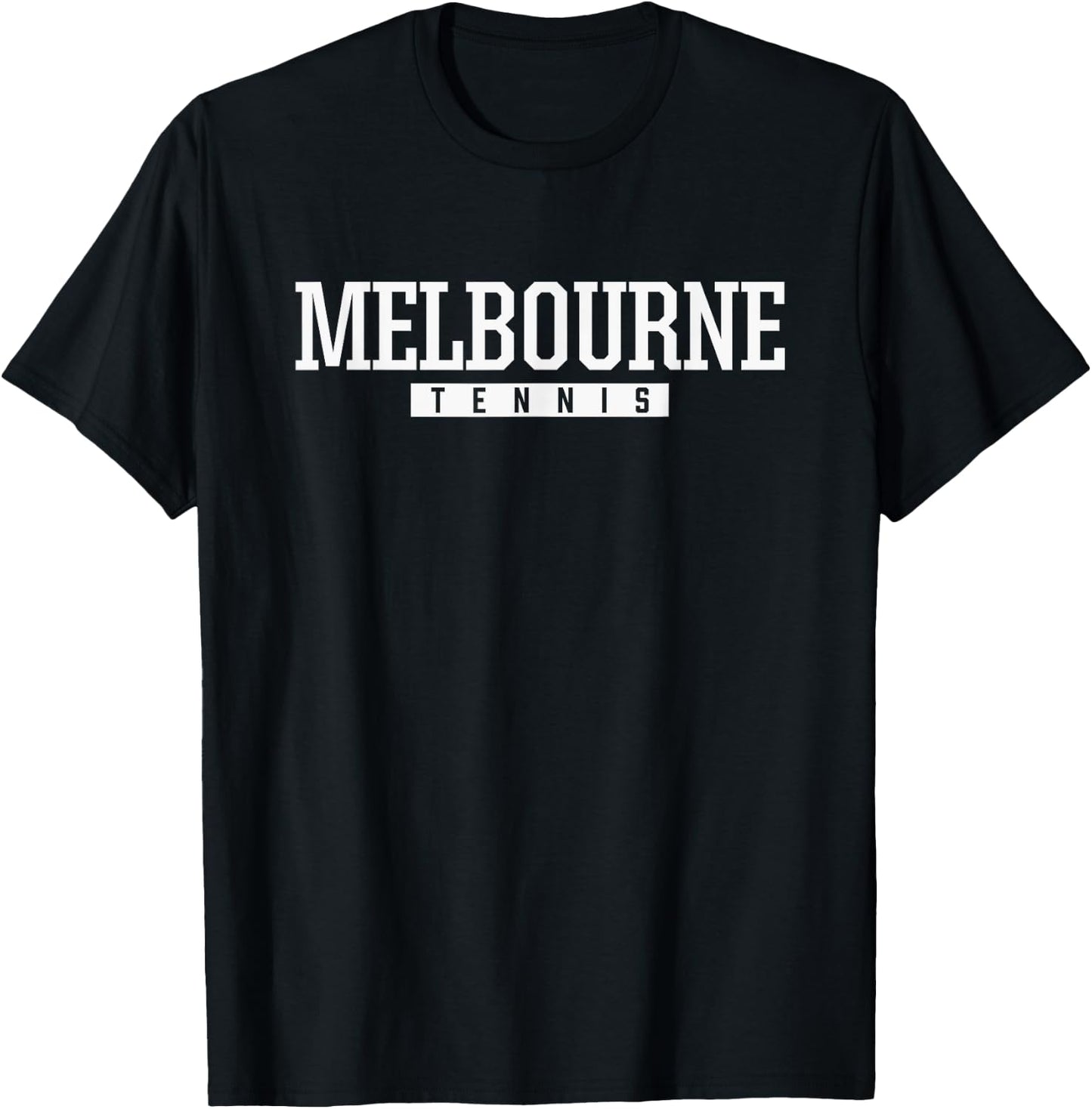 Melbourne High School Tennis T-Shirt - T-Shirt | Black