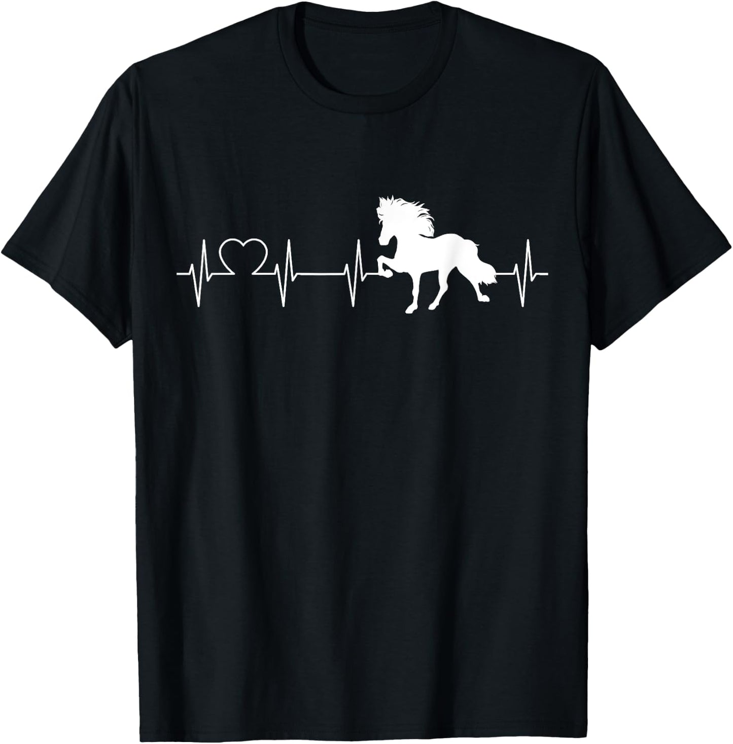 Icelandic Horse Evolution Horse Icelandic Horses T-Shirt - T-Shirt | Black