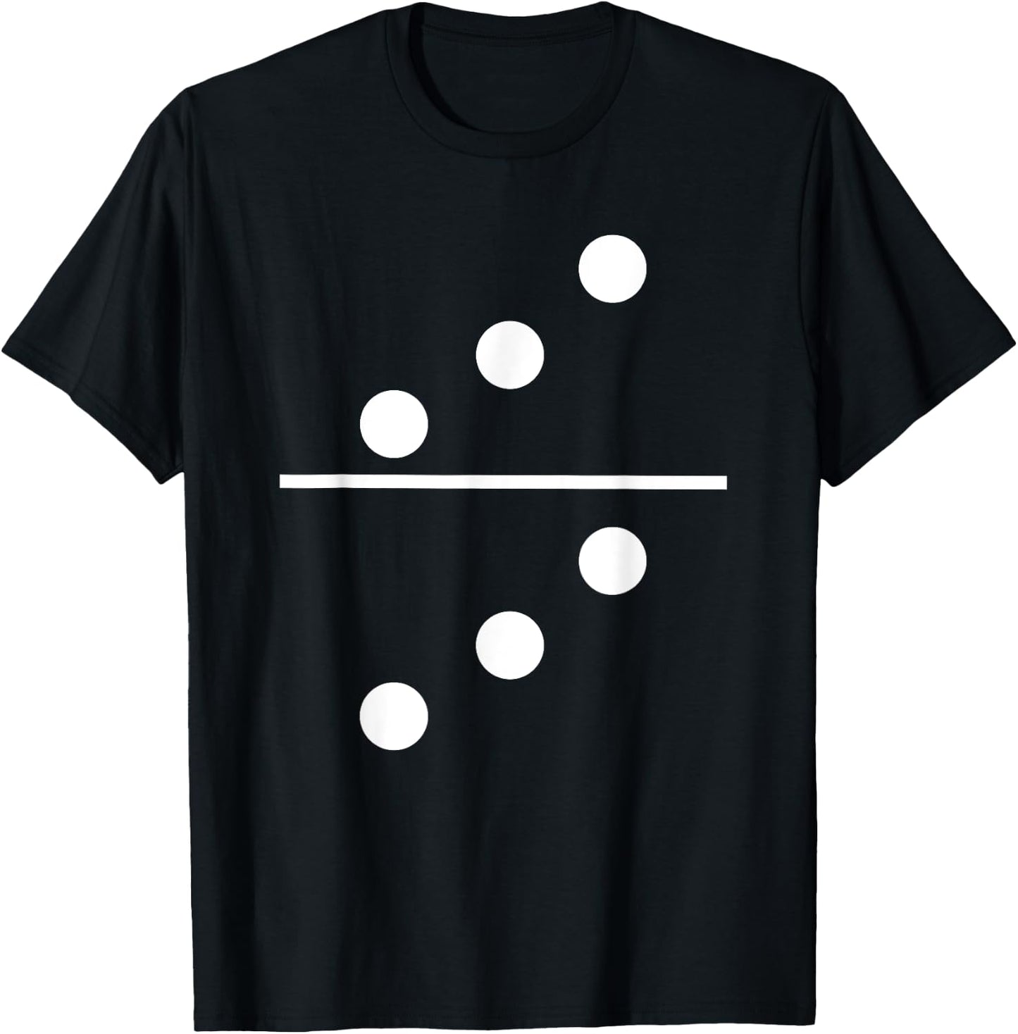 Domino 3 and 3 Matching Halloween Group Costumes 3-3 T-Shirt - T-Shirt | Black