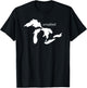 Michigan Unsalted Great Lakes Shirt , Women, Youth T-Shirt - T-Shirt | Black