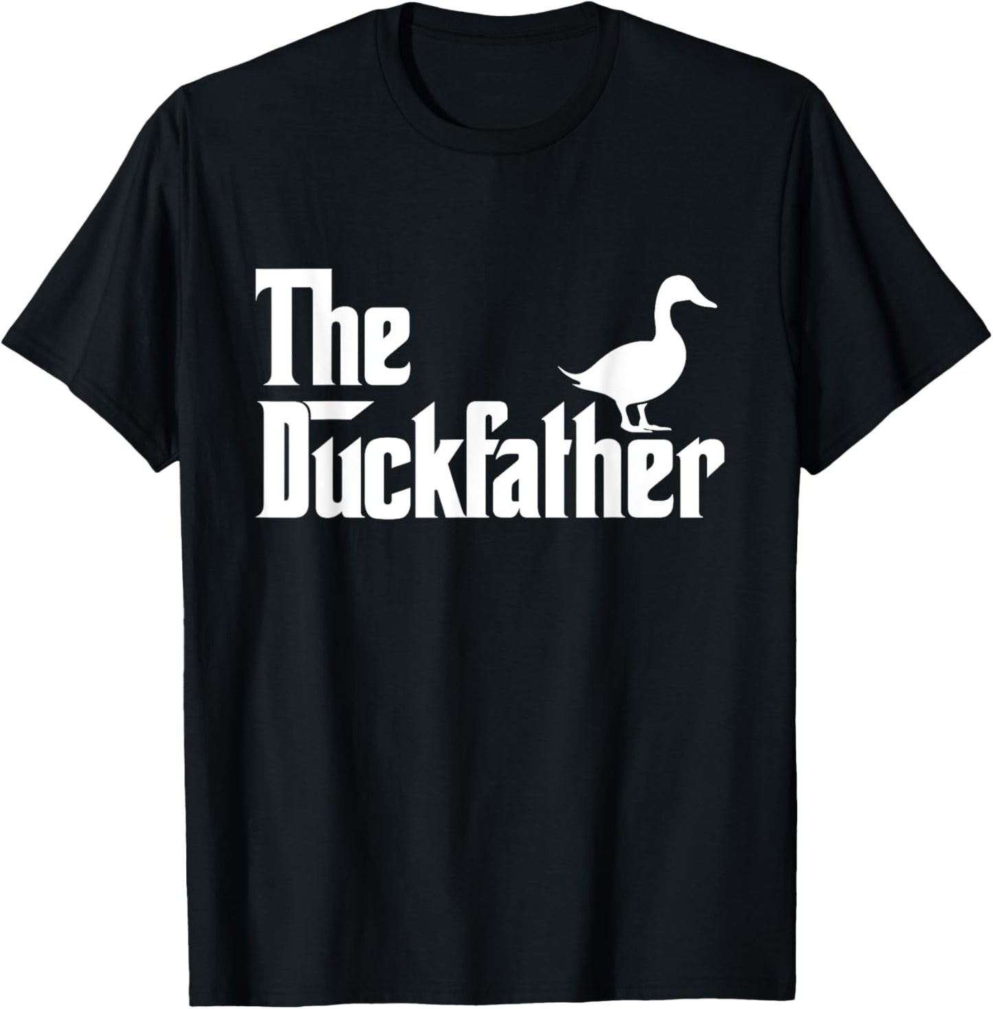 The Duckfather - Duck Lover Waterfowl Animal T-Shirt - T-Shirt | Black
