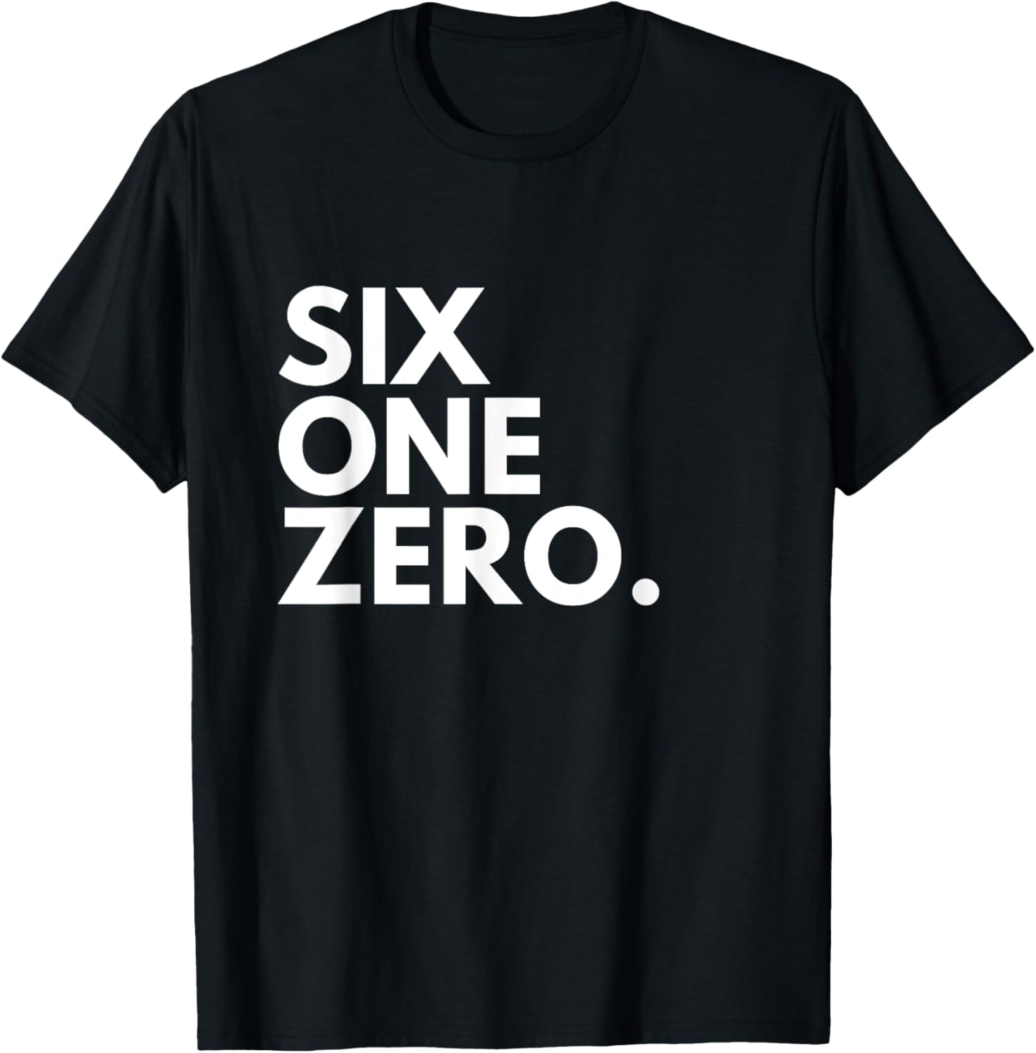 SIX ONE ZERO Area Code 610 Allentown PA Pennsylvania USA T-Shirt - T-Shirt | Black