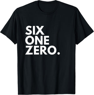 SIX ONE ZERO Area Code 610 Allentown PA Pennsylvania USA T-Shirt - T-Shirt | Black