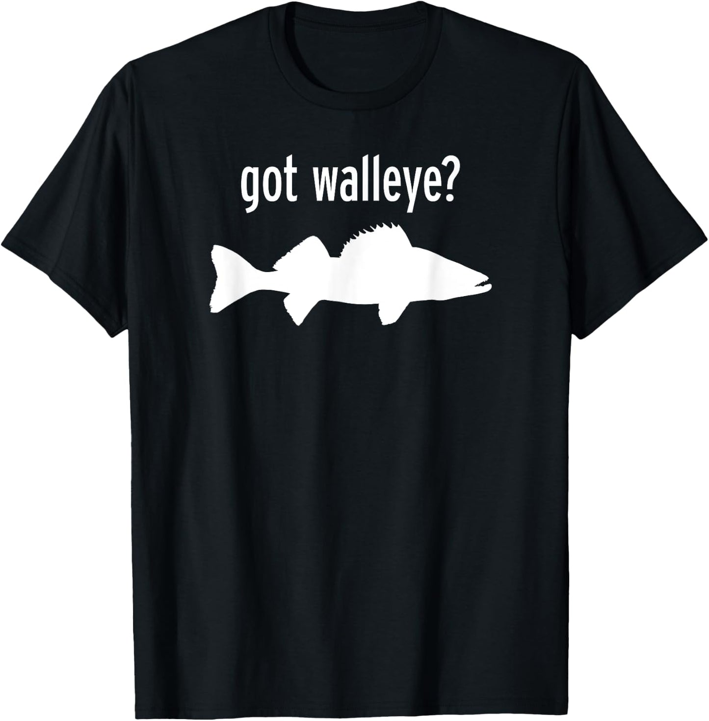 Walleye Fishing T-Shirt - T-Shirt | Black