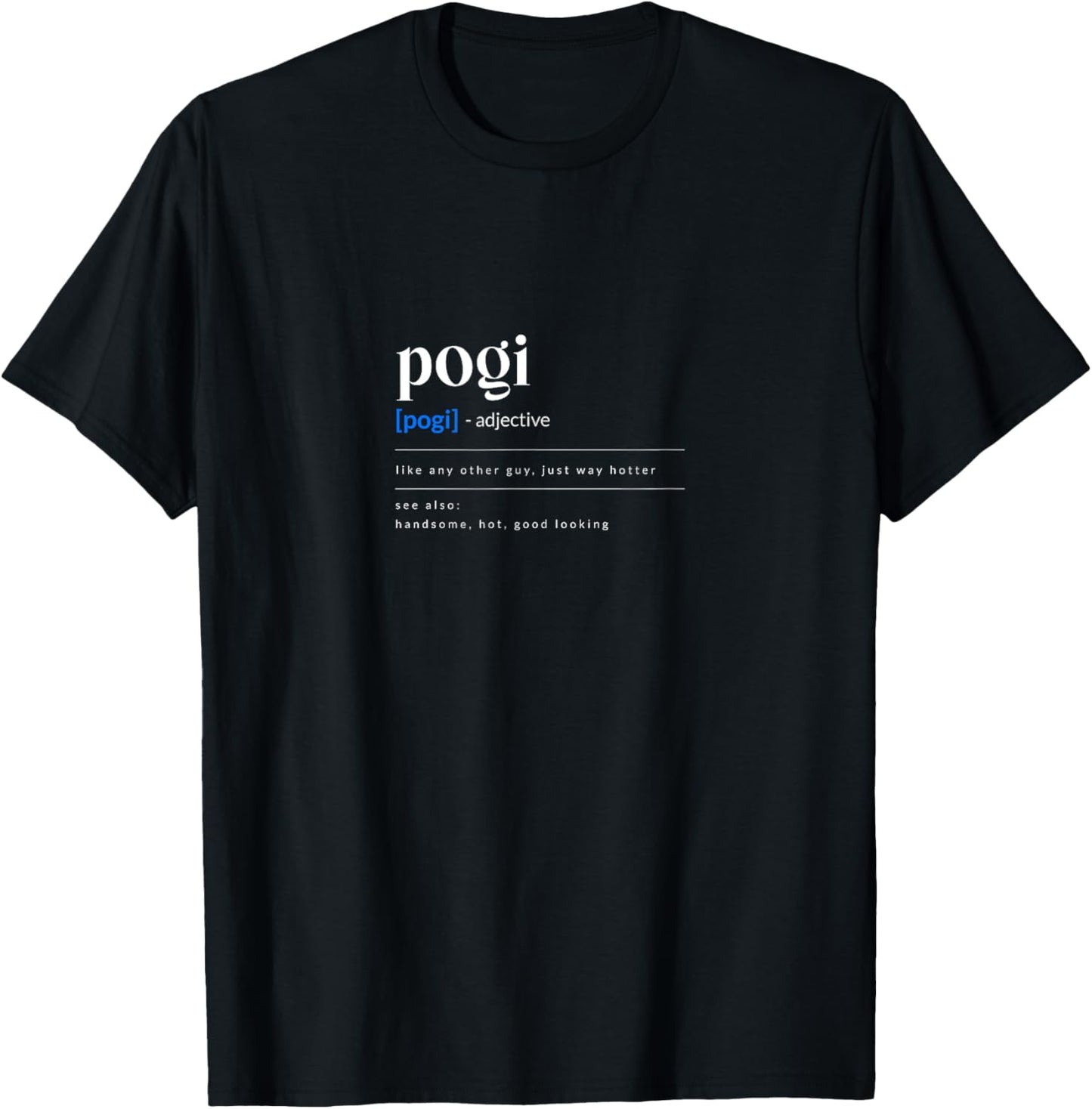 Pogi Design for Proud Pinoys T-Shirt - T-Shirt | Black